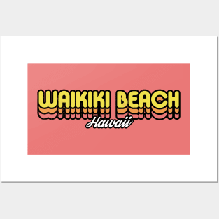 Waikiki Beach Hawaii Posters and Art